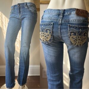 Y2K Low-Rise Akiktd Jeans